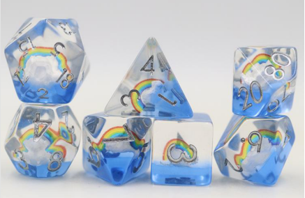 Dice Foam Brain Games: Poly 7-Set