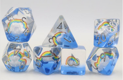 Dice Foam Brain Games: Poly 7-Set
