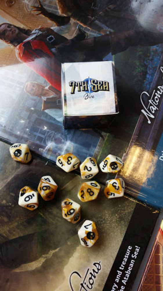 7th Sea: Dice - Bone