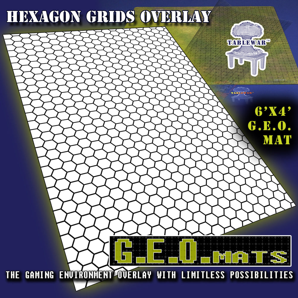 GEO Mat: 6x4 Hex Grid