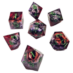 Dice Chronicles: Poly 7-Set ICU Liquid Core