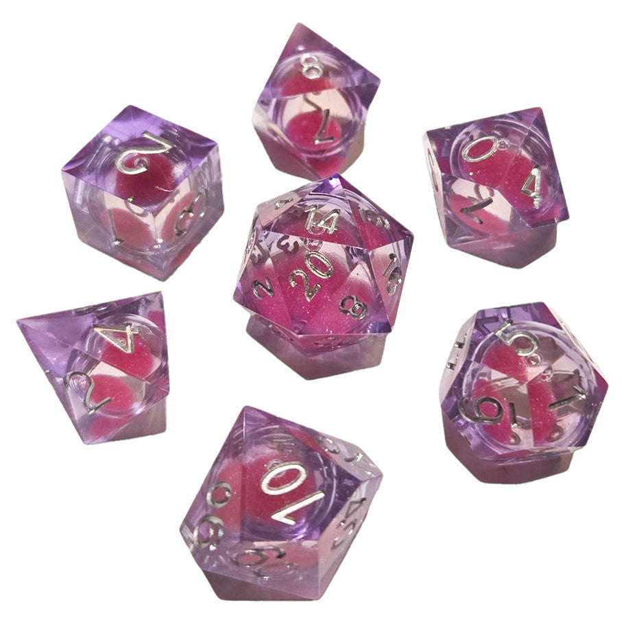 Dice Chronicles: Poly 7-Set Sparkle Liquid Core