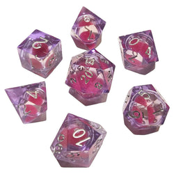 Dice Chronicles: Poly 7-Set Sparkle Liquid Core