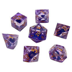 Dice Chronicles: Poly 7-Set Sparkle Liquid Core