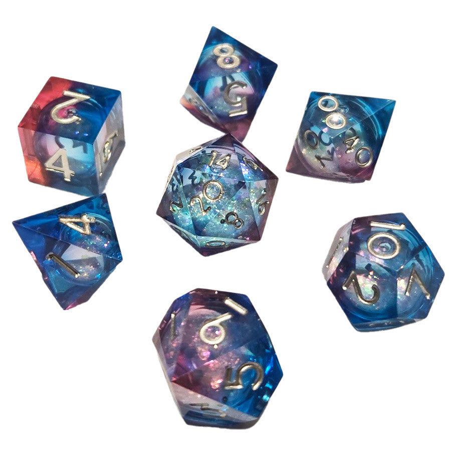 Dice Chronicles: Poly 7-Set Nebula Liquid Core