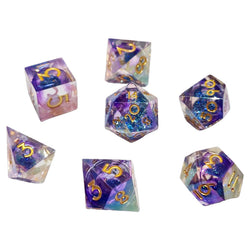 Dice Chronicles: Poly 7-Set Nebula Liquid Core