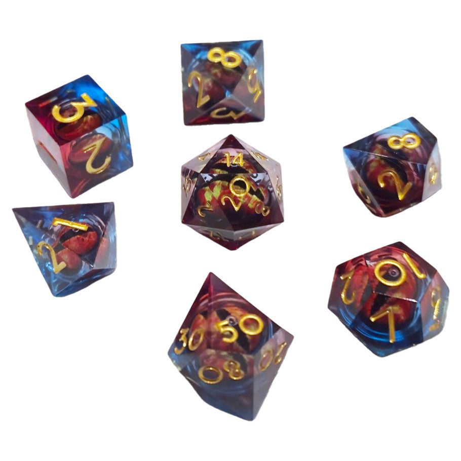 Dice Chronicles: Poly 7-Set ICU Liquid Core