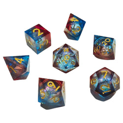 Dice Chronicles: Poly 7-Set Nebula Liquid Core