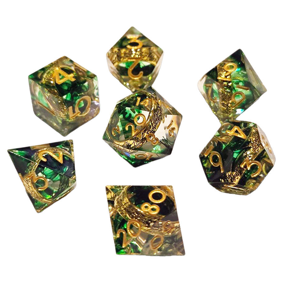 Dice Chronicles: Poly 7-Set Ringfellows