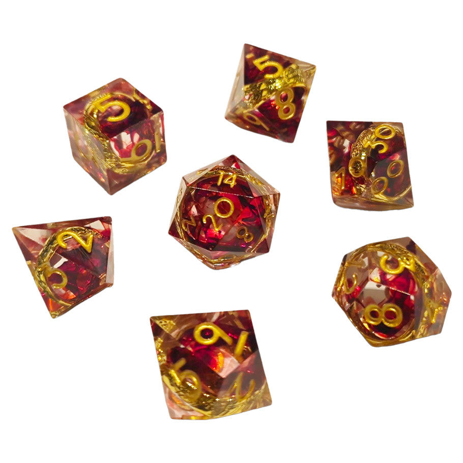 Dice Chronicles: Poly 7-Set Ringfellows