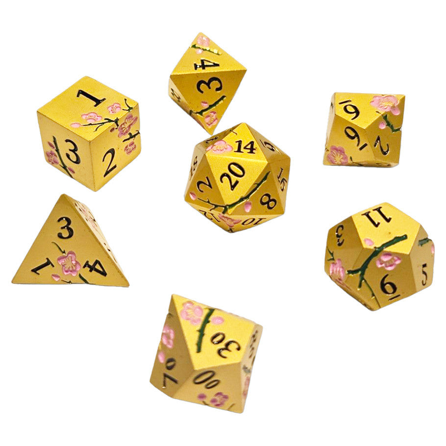 Dice Chronicles: Poly 7-Set Sakura Metal