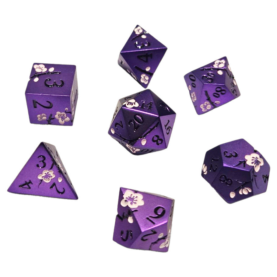 Dice Chronicles: Poly 7-Set Sakura Metal