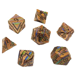 Dice Chronicles: Poly 7-Set Bulkhead Metal