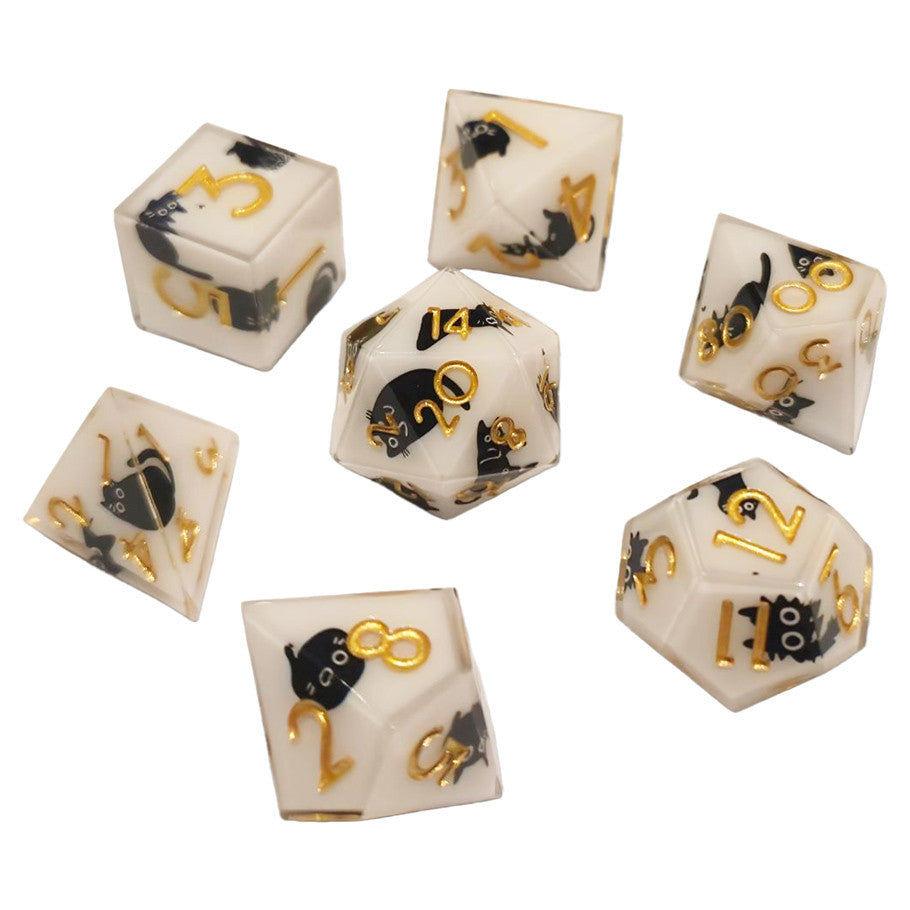Dice Chronicles: Poly 7-Set Sharp Resin Dice
