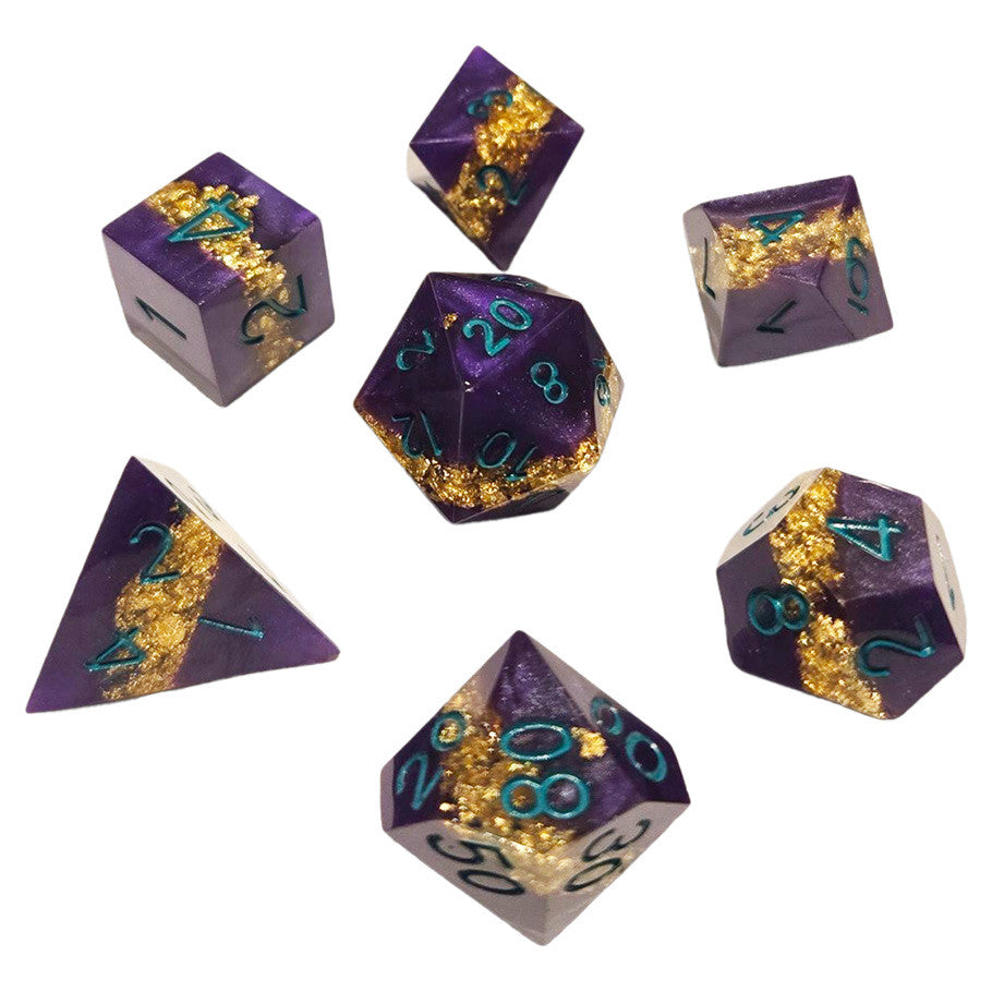 Dice Chronicles: Poly 7-Set Sharp Resin Dice
