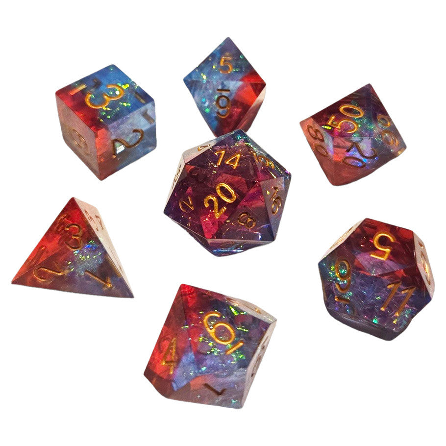 Dice Chronicles: Poly 7-Set Sharp Resin Dice