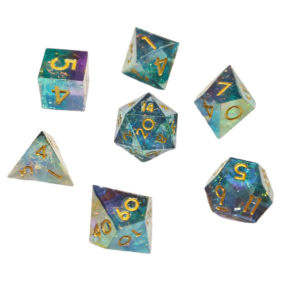 Dice Chronicles: Poly 7-Set Sharp Resin Dice