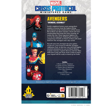 Marvel Crisis Protocol: Hero - Avengers Affiliation Pack