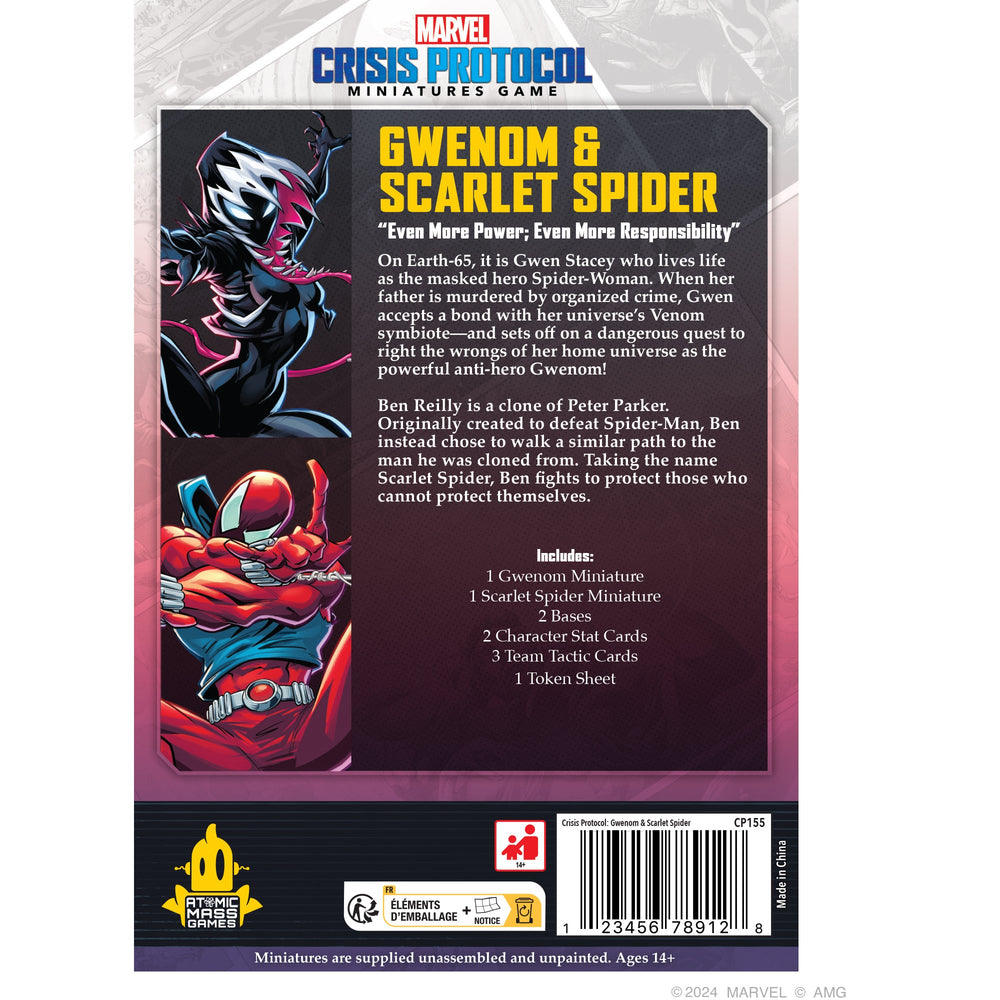 Marvel Crisis Protocol: Hero - Gwenom & Scarlet Spider