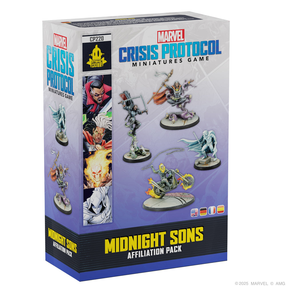 Marvel Crisis Protocol: Hero Midnight Sons Affiliation Pack