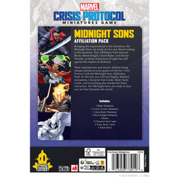 Marvel Crisis Protocol: Hero Midnight Sons Affiliation Pack