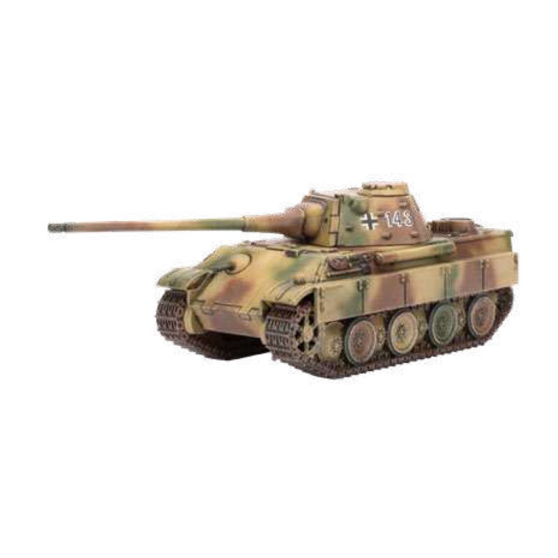 Clash of Steel: German - Panther (8.8cm) Tank Platoon (x5 Plastic)