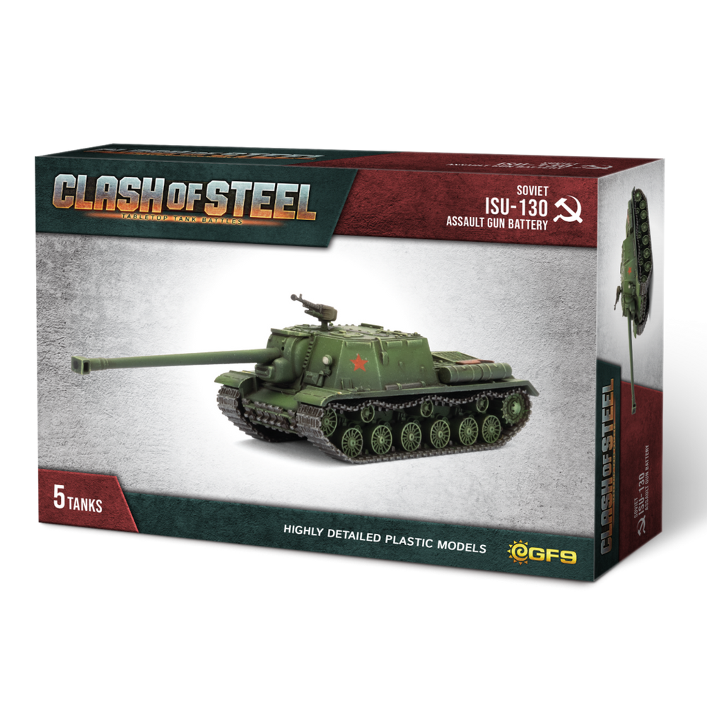 Clash of Steel: Soviet - ISU-130 Assault Gun Battery (x5 Plastic)