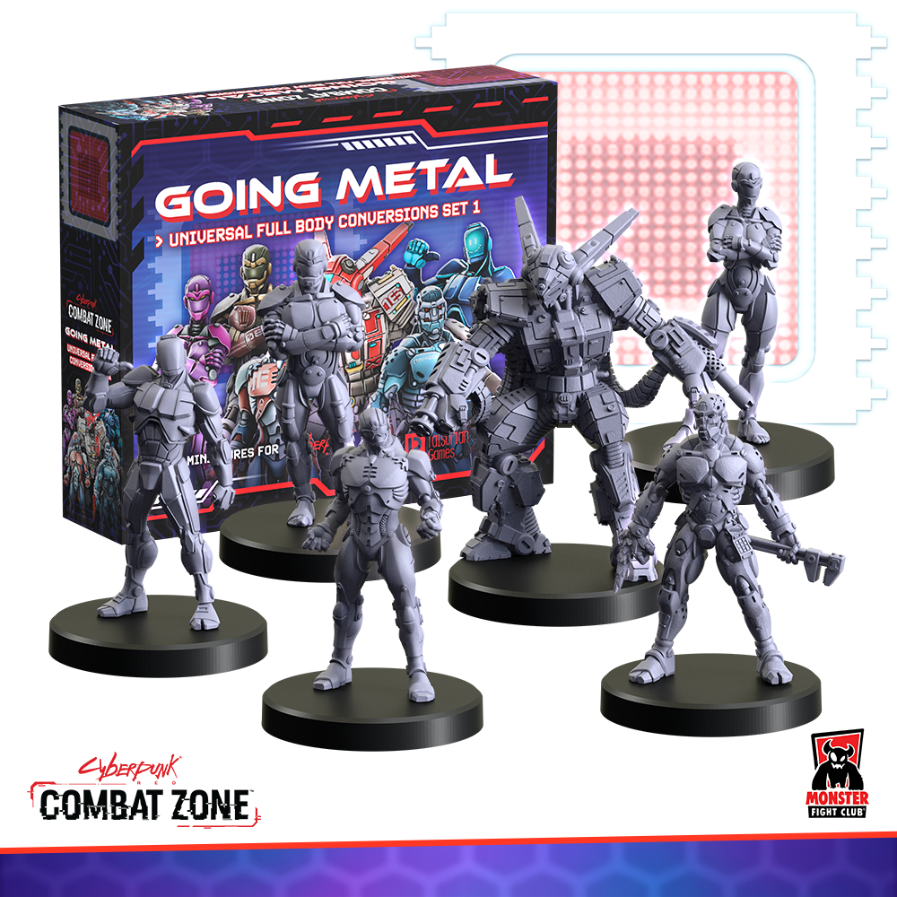 Cyberpunk RED Combat Zone: Full Body Conversion Kit Going Metal