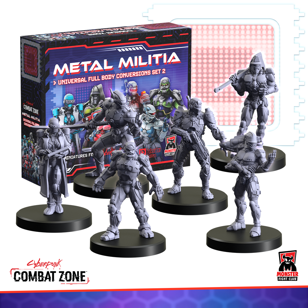 Cyberpunk RED Combat Zone: Full Body Conversion Kit 2 Metal Militia