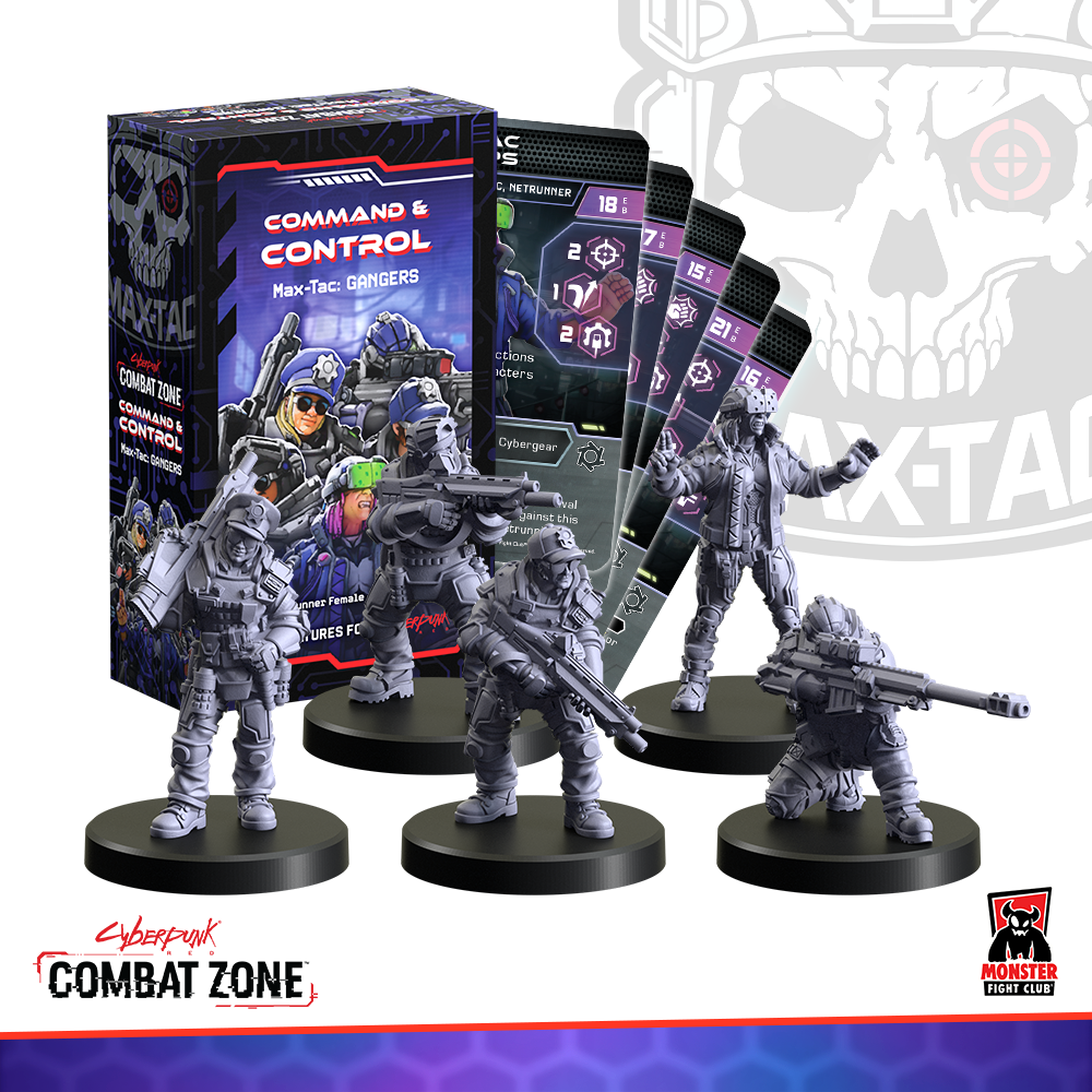 Cyberpunk RED Combat Zone: MAX-TAC Gangers - Command & Control