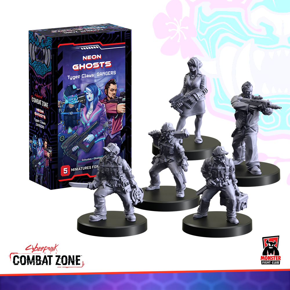 Cyberpunk RED Combat Zone: Tyger Claws Gangers - Neon Ghosts