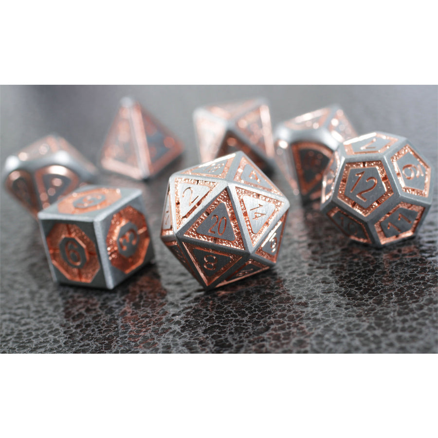 Dice Forged: Poly 7 set Futuristic