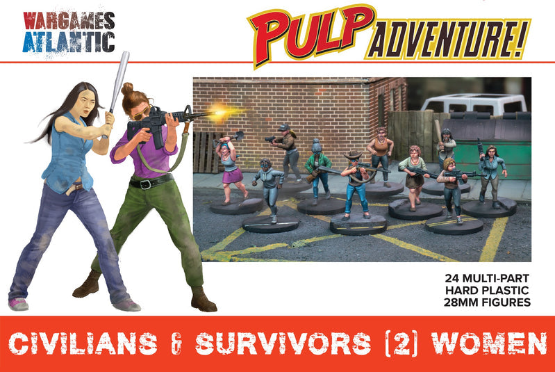 Mini Wargames Pulp Adventures: Civilians & Survivors (2) - Women