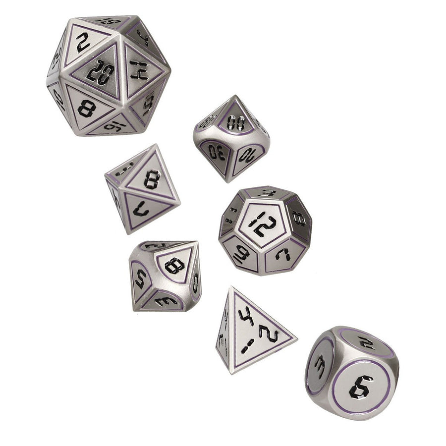 Dice Forged: Poly 7 set Futuristic