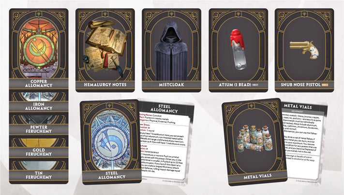 Brandon Sanderson's Cosmere RPG: Mistborn Item Deck
