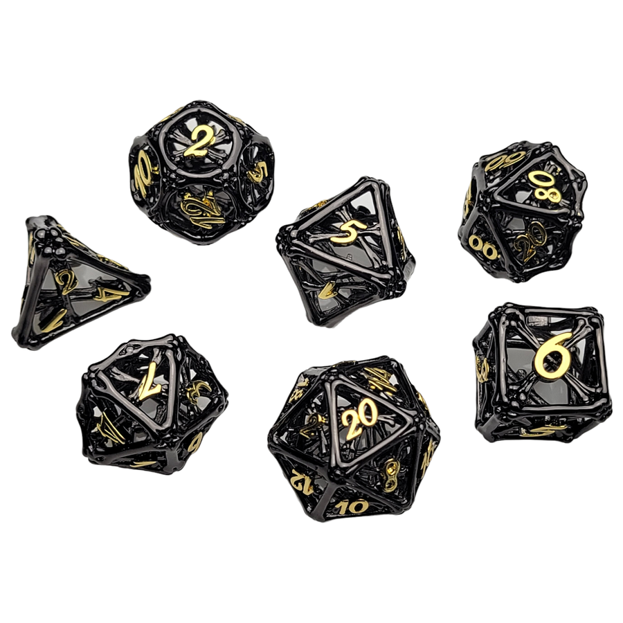 Dice Forged: Poly 7 set Hollow