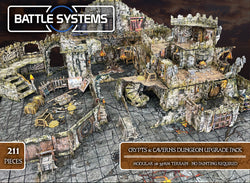 Terrain Battle Systems: Fantasy Dungeon Crypts and Caverns Dungeon Upgrade Pack