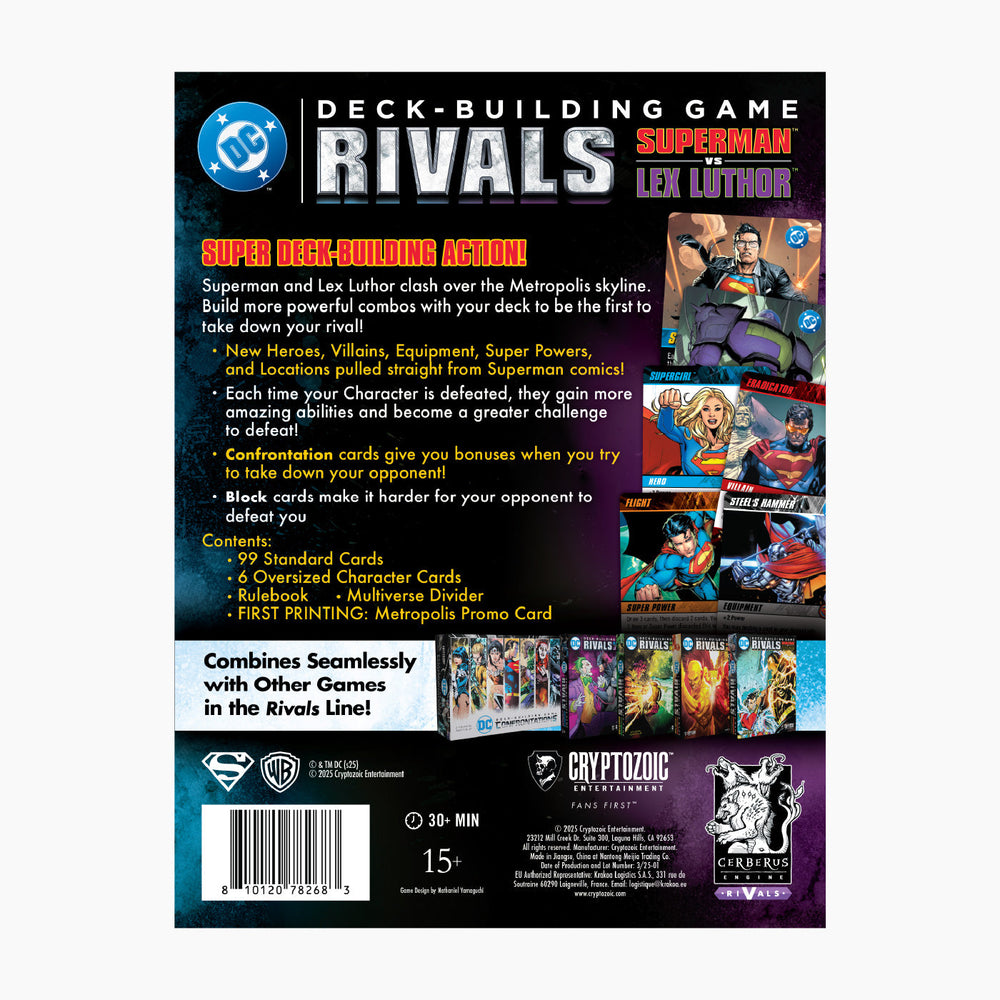 DC Comics DBG: Rivals - Superman VS Lex Luthor (stand alone or expansion)