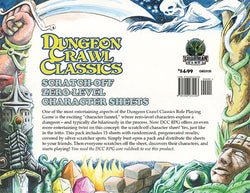 Dungeon Crawl Classics: Character Sheets - 0 Level Scratch Off