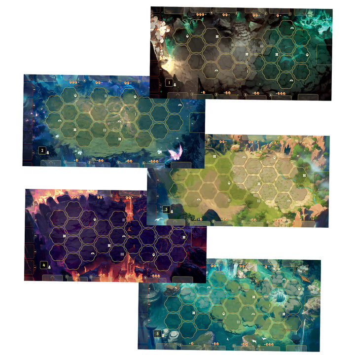 Dragon Eclipse: Playmat - Eclipse-Arena (Set of 5)