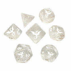 Dice Black Oak: Poly 7 Set Glitter Dragon