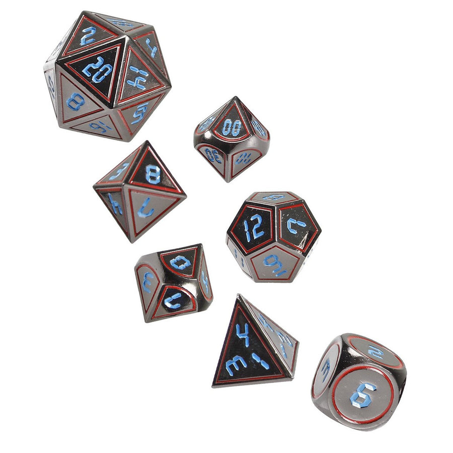 Dice Forged: Poly 7 set Futuristic