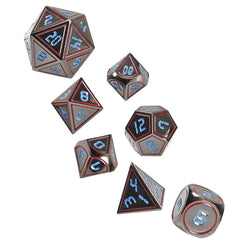 Dice Forged: Poly 7 set Futuristic