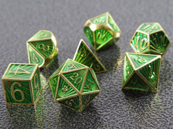 Dice Forged: Poly 7 set Metal Deco