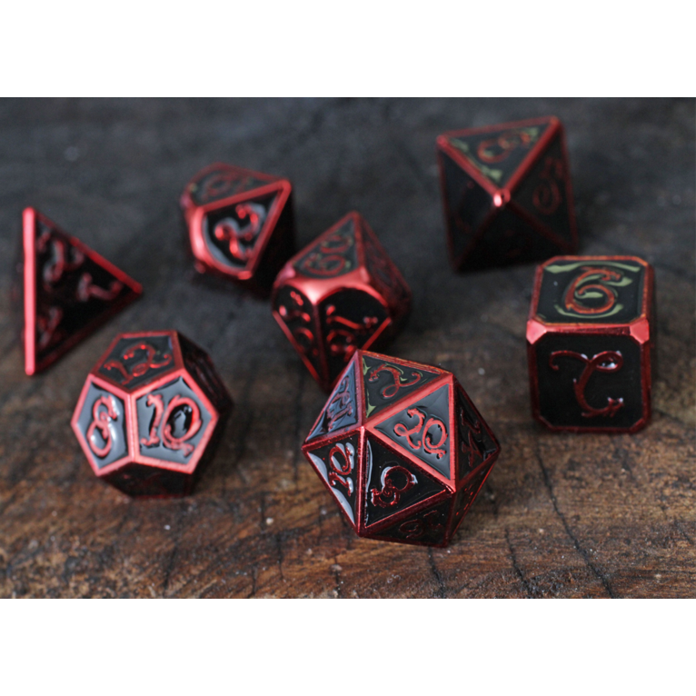 Dice Forged: Poly 7 set Dragon & Scales