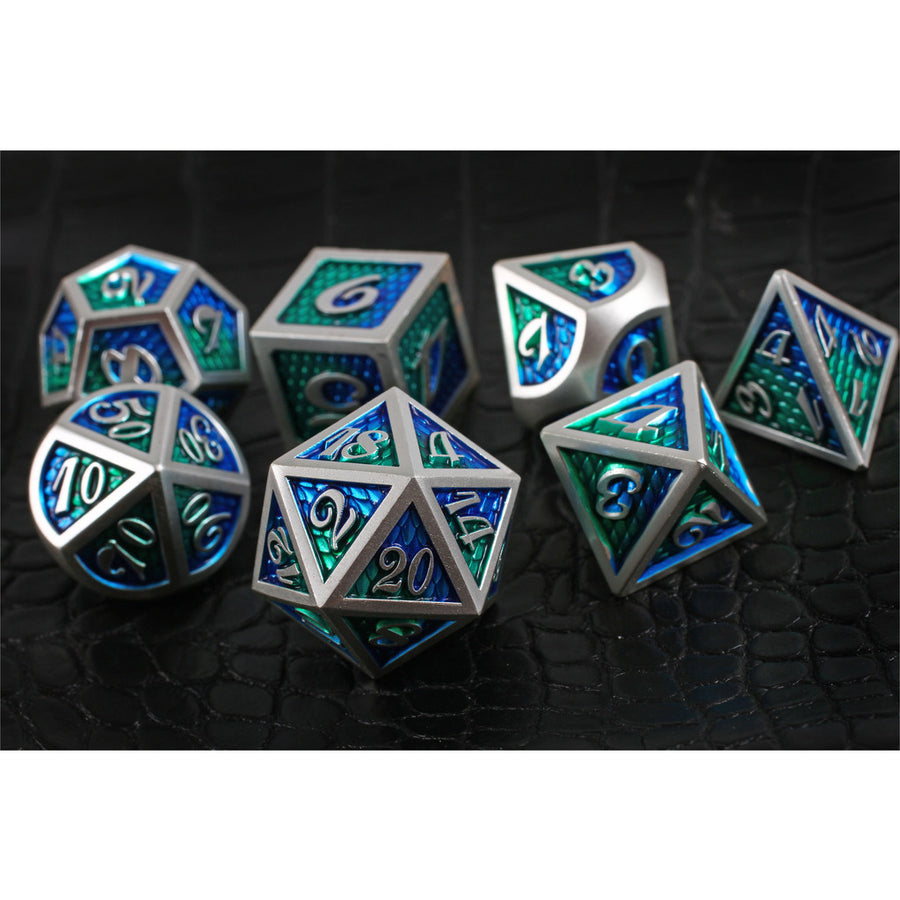 Dice Forged: Poly 7 set Dragon & Scales