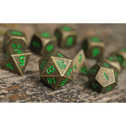 Dice Forged: Poly 7 set Metal