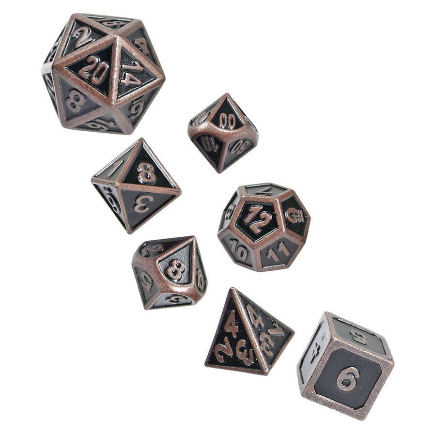 Dice Forged: Poly 7 set Framed