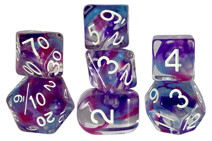 Dice Role 4 Initiative: Poly 7 Set Diffusion