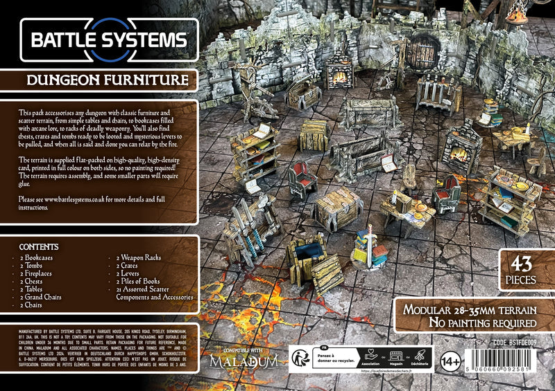 Terrain Battle Systems: Fantasy Dungeon Furniture